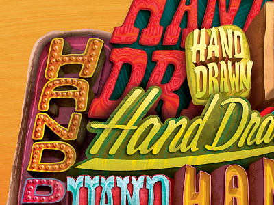 Hand Drawn Close-Up / Commissioned by Print Magazine digital hand drawn illustration lettering sign signage typography