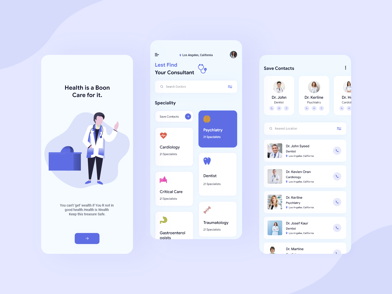 Doctor Consultation - Mobile App by Sagor Shopon 🔥 on Dribbble