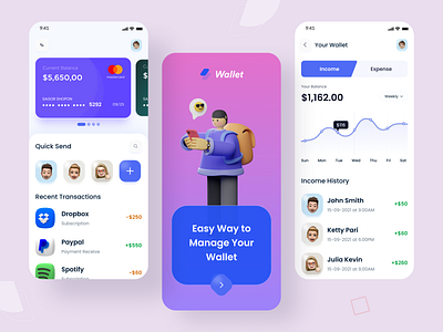 Wallet Management Mobile App