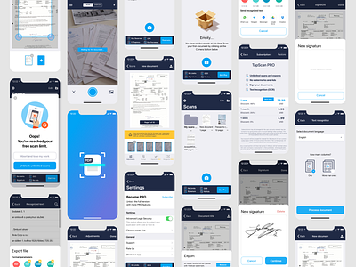 iOS Scan app design app app design figma figma design figmadesign interface design ios app ios app design ios application logo logo design mobile app mobile app design mobile design mobile scanner mobile ui scanner app ui design ux design