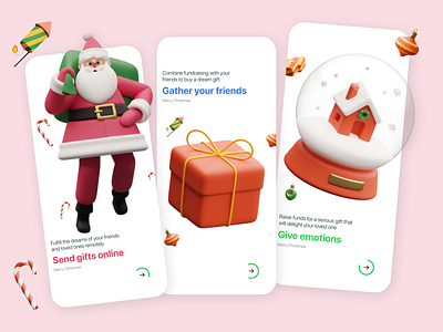 New Year 2021 iOS app onboarding pages design 2021 app app design figma design ios ios app ios app design merry xmas mobile mobile app mobile ui new year newyear ux design
