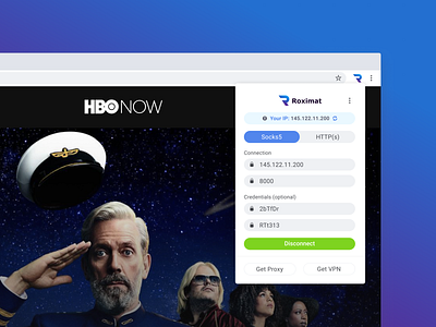 Proxy Service Chrome Extension