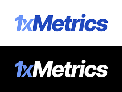 1xMetrics Logo Design