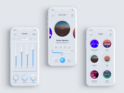 Music Player: Neumorphism UI