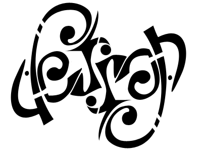 Ambigram Design Challenge ambigram design hand lettering letters text tribal