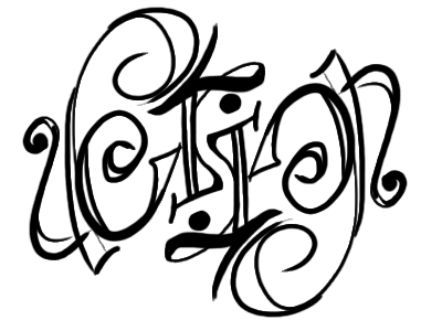 Ambigram Design Challenge 2 ambigram design hand lettering letters text tribal