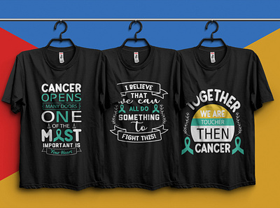 Cancer T-shirt Design cancer design illustration t shirt design tshirt typography typography tshirt vector