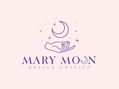 Logo Mary Moon design logo logo design marca