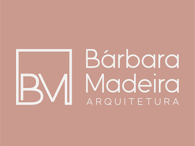 Bárbara Madeira Arquitatura arquitecture logo rosa