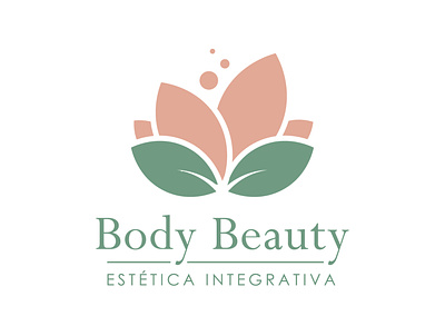Body Beauty estética flor logo logodesign lótus rosa