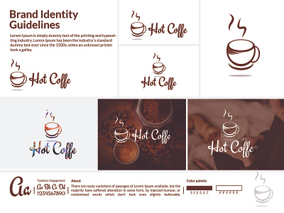 Hot Coffee branding logo
