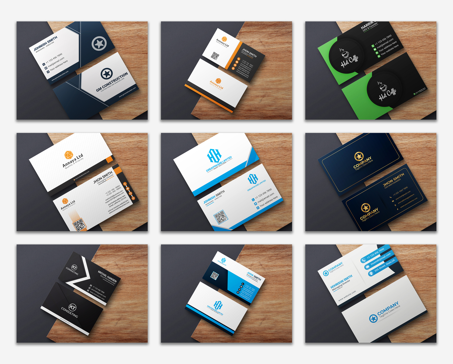 Download Business Cards Bundle Design By Abdul Alim On Dribbble