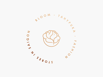 Bloom Logo bloom brand branding creative cute fashionlogo flowerlogo graphicdesign portfolio roses vintage