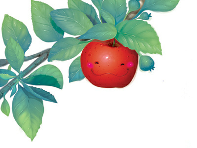 Apple apple children books illustration