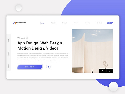 Landing page dailyui ui