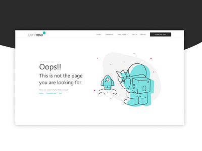 404 error page dailyui ui
