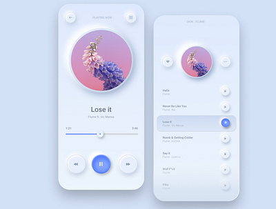 Music player dailyui ui