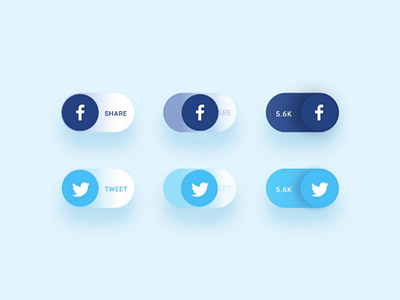 Social Share dailyui ui