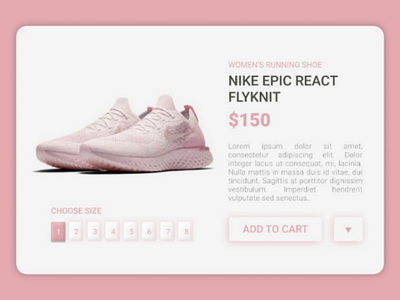 Ecommerce (single product) page