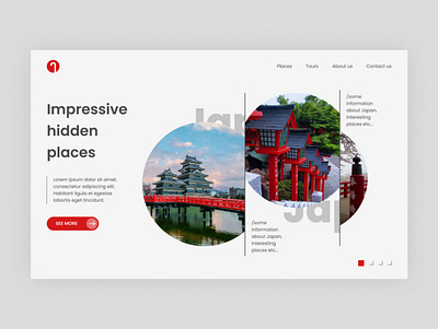 Japan web design branding china design figma japan travel trip ui uiux web webdesign