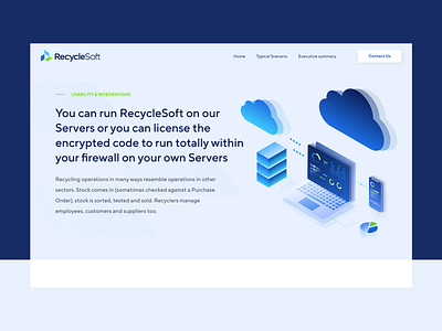 RecycleSoft Usability & Integrations Page