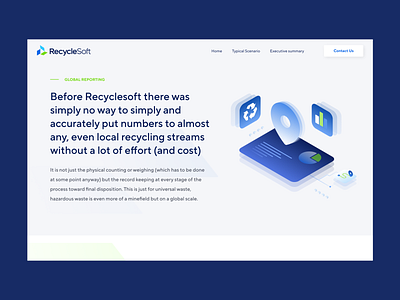 RecycleSoft Global Reporting Page