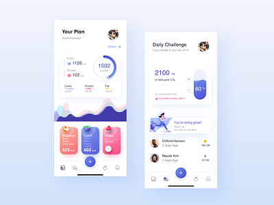 Daily Plan App app design icon ui