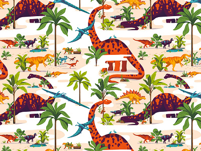 Pattern dinosaur 2