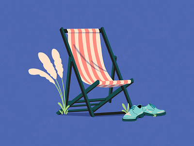 Deckchair character design fagostudio festival graphic design illustration photoshop poster texture typography