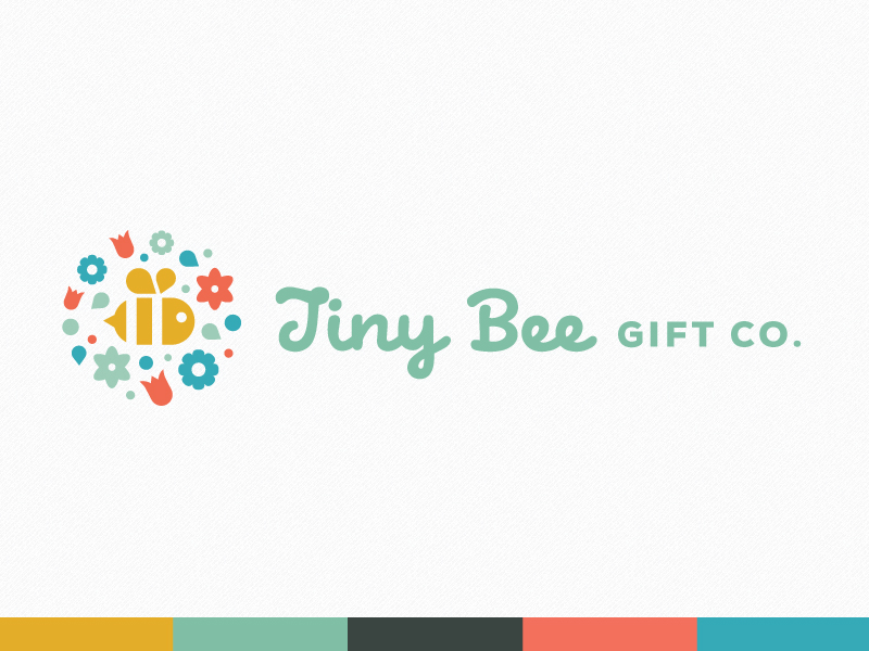 Tiny Bee – Unchosen Option bee branding buzz gifts identity logo tiny