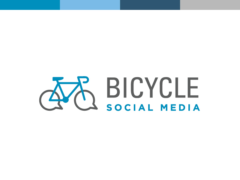 Bicycle Social Media bicycle branding bubble cycling identity logo social media speech