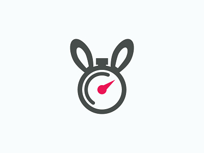 Another for the Logo Graveyard branding bunny fitness hop logo rabbit studio