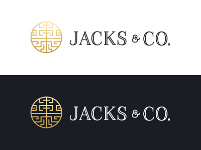 Logo Graveyard: Jacks & Co. brain gold foil logo luxury