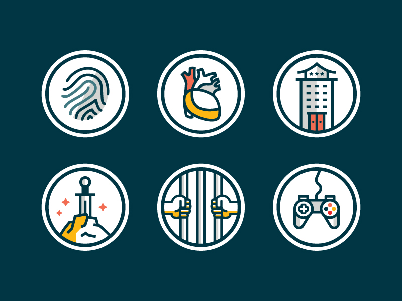 Escape Room Icons by Emily Holt on Dribbble