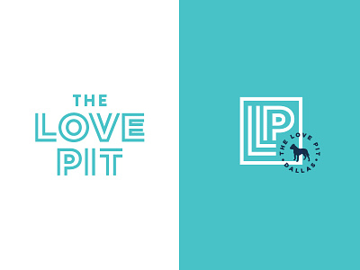 Logo Graveyard: TLP brand dog identity logo pit bull rescue