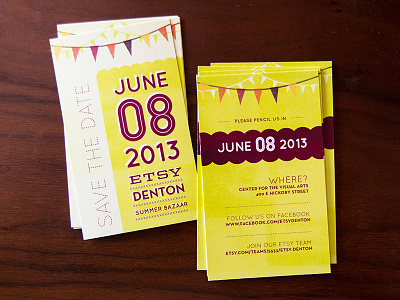 Etsy Denton Save the Date denton etsy green pendants postcard save the date