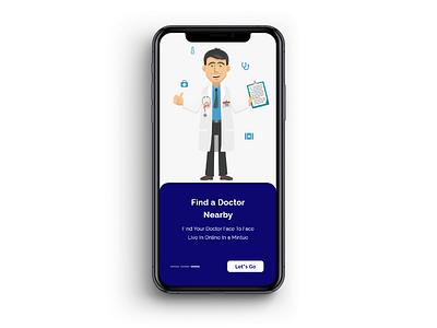 Mock-up of find a Doctor online design doctor mobile mockup typography ui user interface design ux web