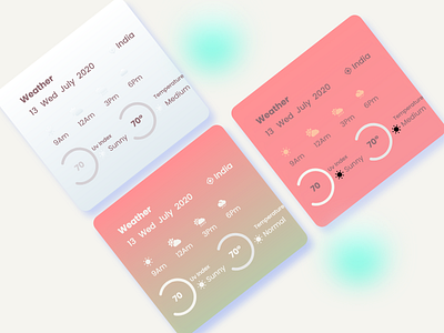 Cards -On weather card design design ui user interface design ux web