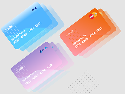 credit-cards adobexd cards ui design typogaphy uiux user interface design