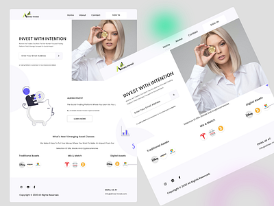 Investment-UI/UX Landing Page