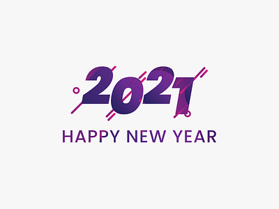2021 New-Year 2021 adobexd gradient logo illustration logo new year text gradient typography uiux user experience design user interface design