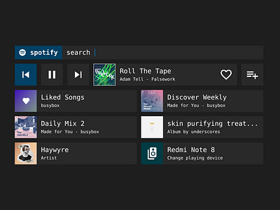 Spotify for rofi