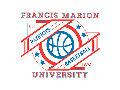 Patriots Basketball 800x600 basketball college francis marion university icon logo sports t shirt vector