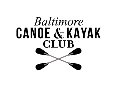 Baltimore Canoe & Kayak Club Branding advertising brand logo marketing rebrand