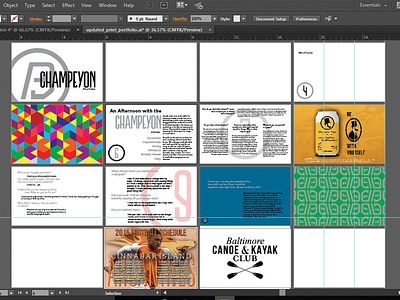 Print Portfolio Layout