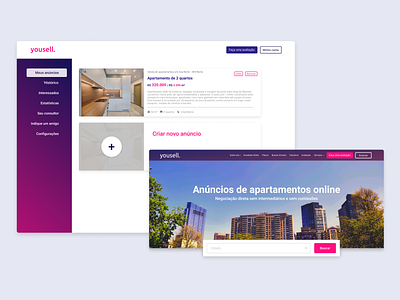 Yousell design minimal ui ux web website