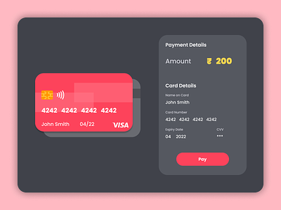 Payment Page checkout credit card checkout credit cards design figma figmadesign frontend illustration minimal payment reactjs ui web web design website