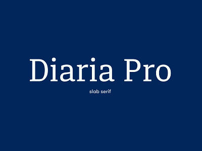 Diaria Pro art brand branding clean design diaria font fonts graphic design identity illustration lettering logo minimal typography ui unfont ux web website
