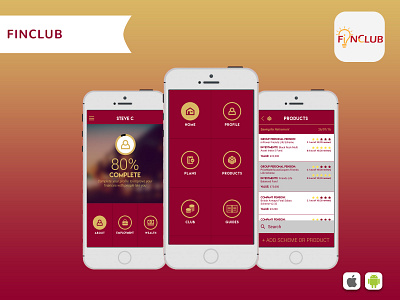 Finclub UI Design