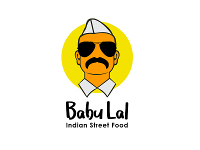Babu Lal Flat Vector Logo Design branding design flat graphic design icon illustration illustrator logo typography vector